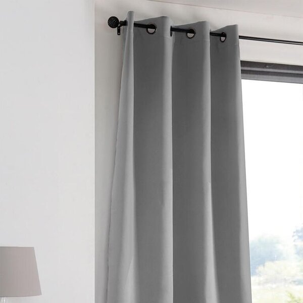 Draperie groasă blackout NOTTE gri 135 x 250 cm 1 buc