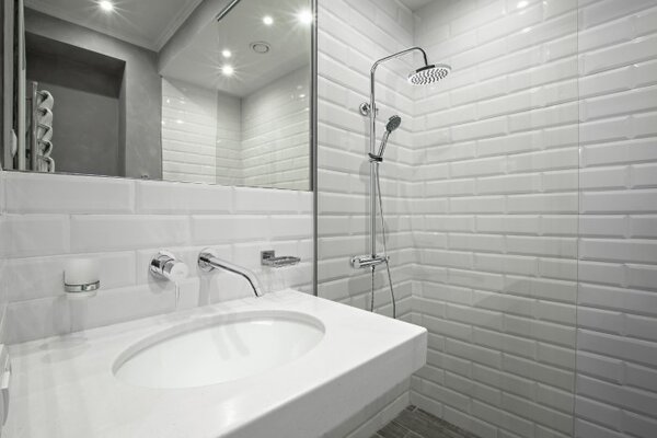 Invena Mykonos, chiuveta subtop 49x40 cm, alb, INV-CE-50-001-W