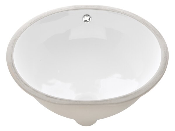 Invena Mykonos, chiuveta subtop 49x40 cm, alb, INV-CE-50-001-W