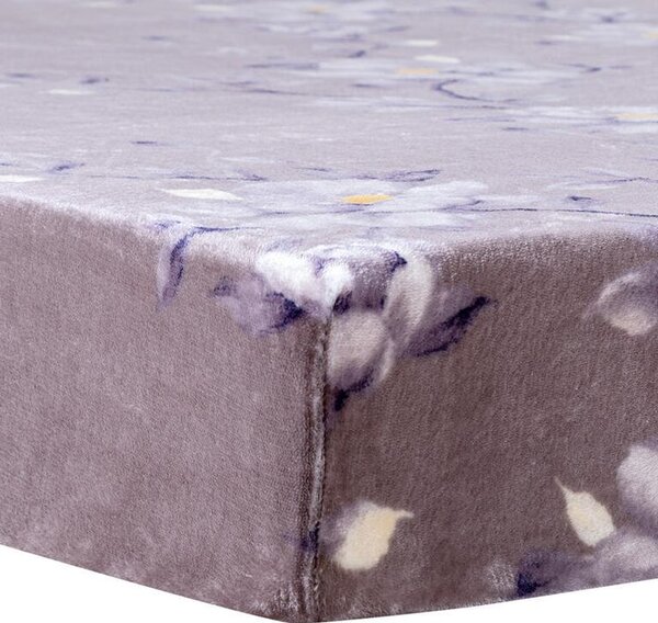 Cearceaf cu elastic din micropluş DAGMAR 90 x 200 cm
