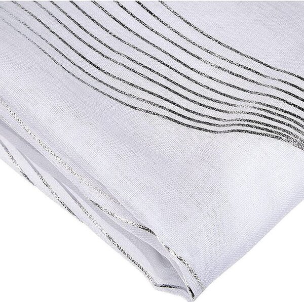 Draperie decorativă ERIKA, albă, 135 x 240 cm 1 buc