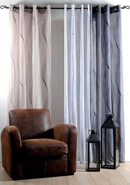 Draperie decorativă ERIKA, albă, 135 x 240 cm 1 buc