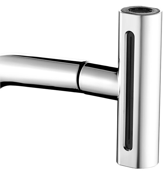 Invena Nelia, baterie înaltă pentru chiuvetă, pipă cu 4 funcții, cromată, INV-BZ-34-001-A Leták: https://cloud.invena.pl/s/nnXaZKg3crBrRkz/download?path=%2FPliki%20do%20strony%20www%2FBZ-34-001-A/Inne/BZ-34-001-A-ulotka-PL…
