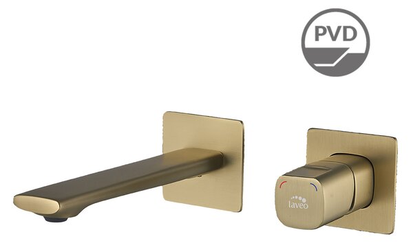 Laveo Tores, baterie de lavoar ascuns, auriu mat, LAV-BVT_G22P