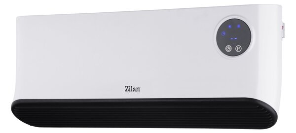 Aeroterma de perete Zilan ZLN5626 Alba, putere 2200W, ecran LED, detector de ferestre deschise