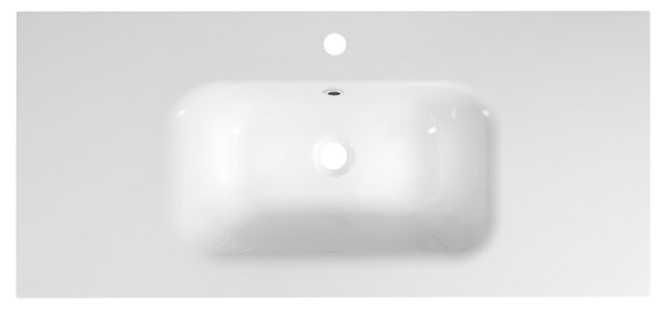 Sapho Sapho, lavoar SIDRA 101x46cm, marmură turnată, alb, SD101