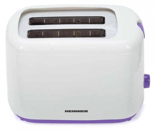 Prajitor de paine Heinner TP-750UV, 750W, 6 nivele de rumenire, 3 functii, control variabil al temperaturii, oprire automata, violet