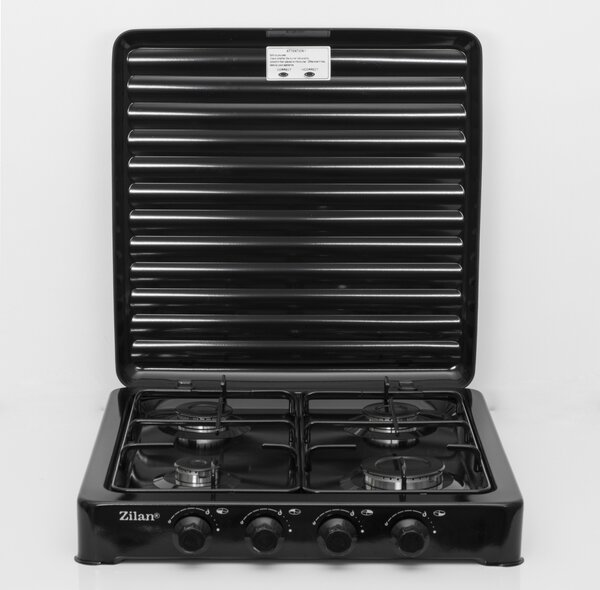 Aragaz 4 ochiuri ZILAN ZLN7079N,Negru Alimentare GPL butelie