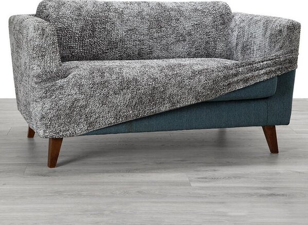 Huse bielastice MARMO gri fotoliu clasic (l. 60 - 110 cm)