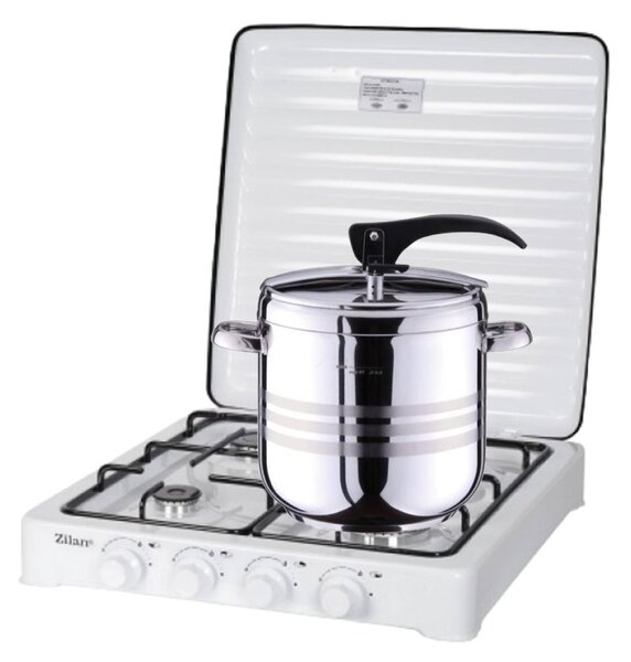Aragaz 4 ochiuri ZILAN ZLN7079A, Alb Alimentare GPL butelie
