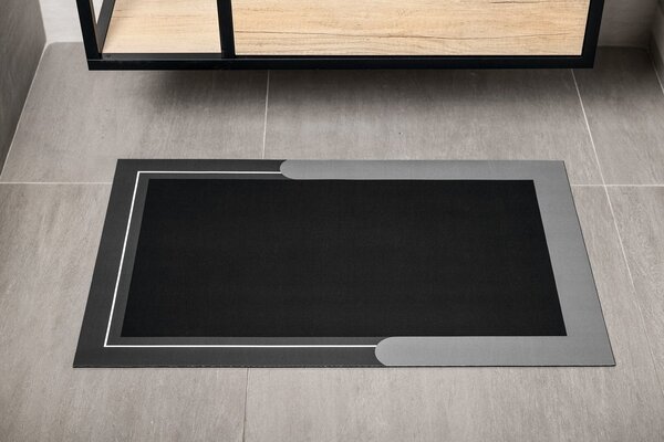 Aqualine Covoraș de baie Aqualine, 60x120cm, absorbant, gri, PCD014V