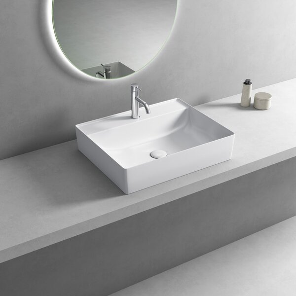 Aqualine Lavoar ceramic Aqualine, CALLIS, 52x42cm, alb, NP372