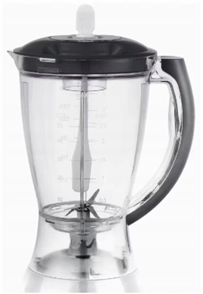 Blender FLORIA ZLN3081 ALB, Putere 300W, capacitate 1.5L, 3 viteze, Functie pulss, vas de plastic