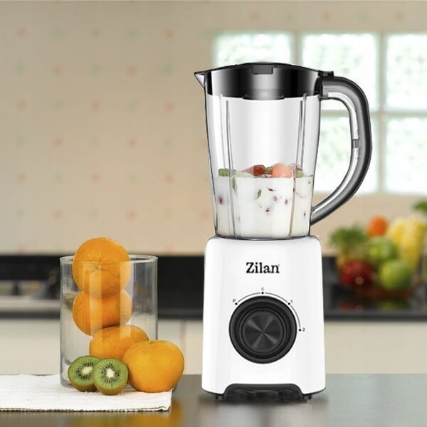 Blender Zilan ZLN3703, 500W, 1.5L, functie puls- Vas de plastic