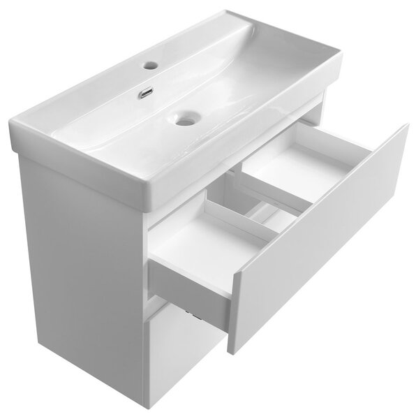 Aqualine Aqualine, Dulap lavoar ALTAIR 76x60x37cm, alb, AI288