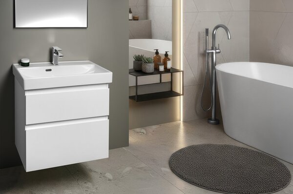 Aqualine Aqualine, Dulap lavoar ALTAIR 76x60x37cm, alb, AI288