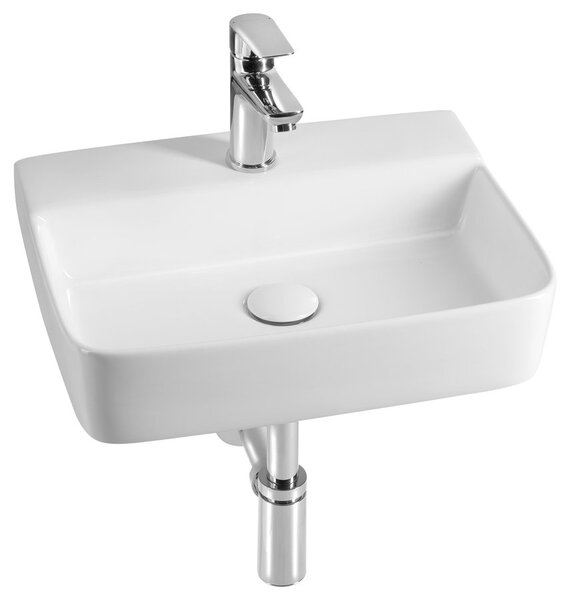 Aqualine Lavoar ceramic Aqualine, CRISTY 45x34cm, alb, NP381