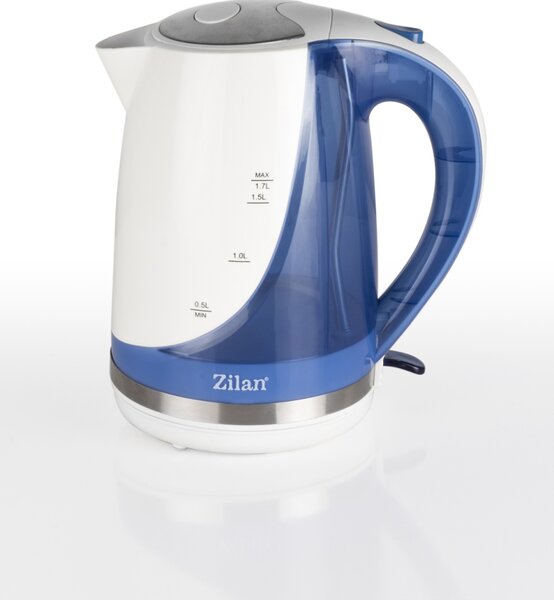 Cana electrica ZILAN ZLN1303,Albastru Capacitate 1.7L, 1850-2200W, Baza rotativa