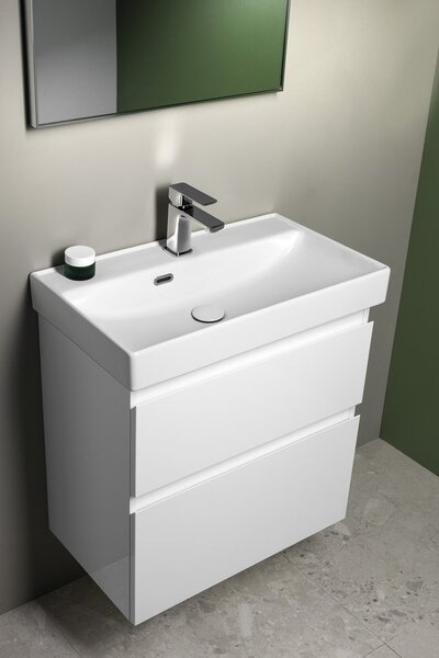 Aqualine Aqualine, Dulap lavoar ALTAIR 76x60x37cm, alb, AI288