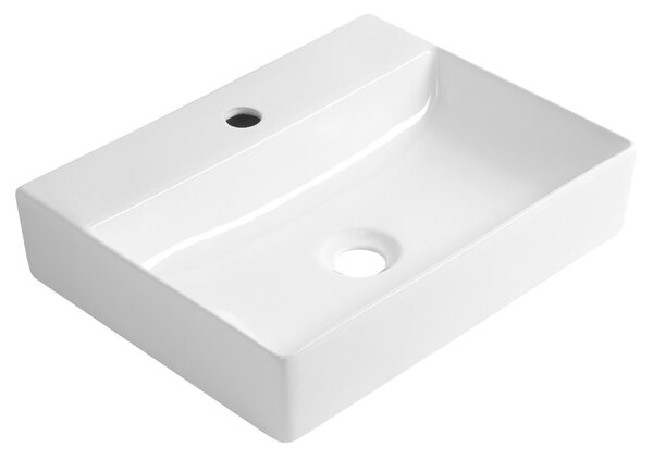 Lavoar ceramic Aqualine SOYO 46x36cm, alb, NP465