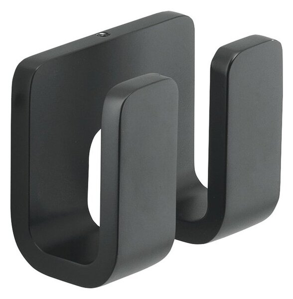 Gedy Gedy, cârlig dublu OUTLINE, negru mat, 322814