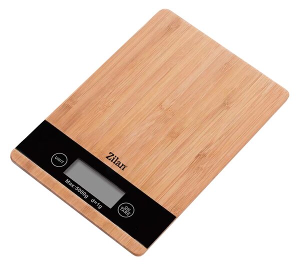 Cantar de bucatarie digital Zilan ZLN8989, Capacitate 2g-5000g, Display LCD, Maxim 5kg