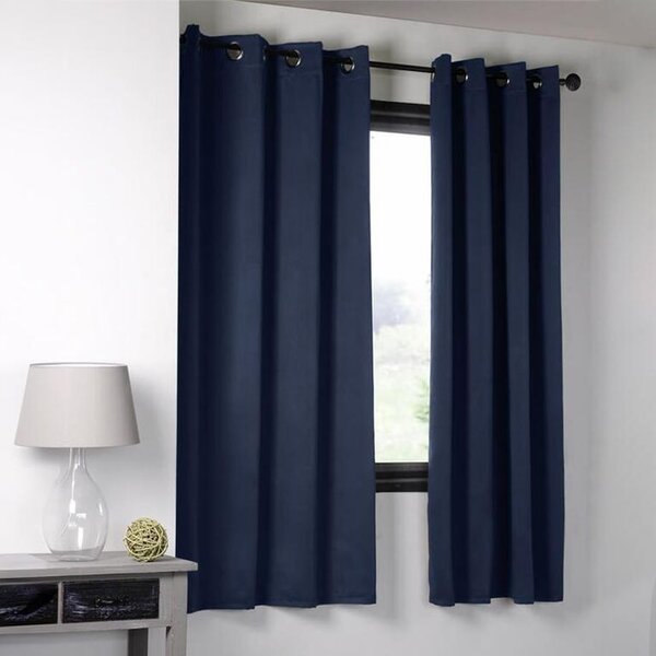 Draperie groasă blackout NOTTE albastru marin 135 x 180 cm 1 buc