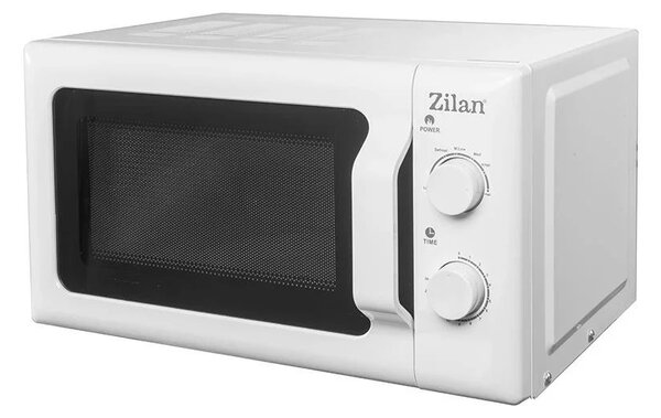 Cuptor cu microunde ZILAN Alb ZLN1174, capacitate 20 l, 700 W, 