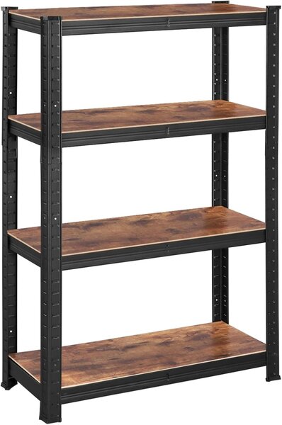 Raft metalic, Songmics, Negru, 520 kg 40 x 80 x 160 cm