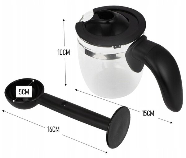 Espressor Floria ZLN9359 Alb, putere 800W, presiune de 3.5 bari, usor de curatat