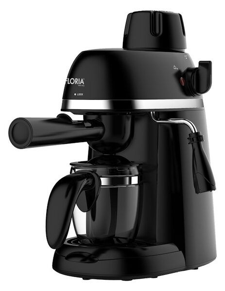 Espressor Floria ZLN9358 Negru, putere 800W, presiune de 3.5 bari, usor de curatat