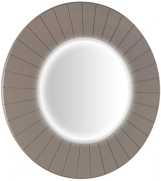 Sapho Sapho, oglindă rotundă LUMIRO STRIP cu iluminare LED în ramă, diametru 90cm, agila, LR950-4343S