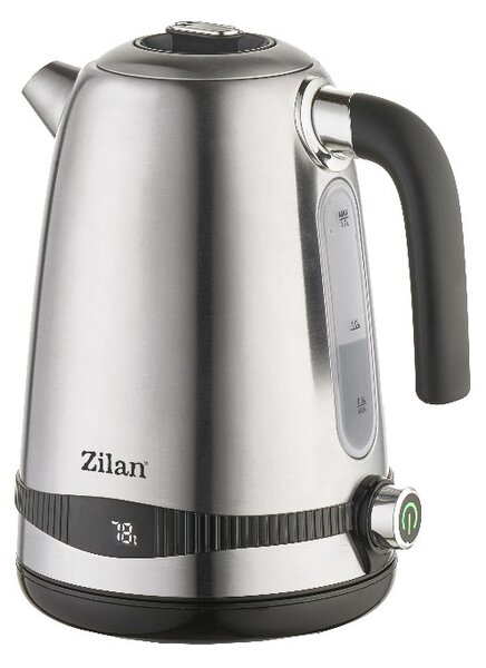 Fierbator electric din Inox Zilan ZLN1000 digital, 2200 W, 7 niveluri intre 40 - 100 grade celsius si functie de mentinere a temperaturii