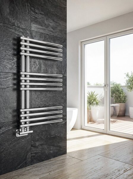 Sapho Radiator Sapho, NYMPHA 500x800mm, negru mat, LLN80B