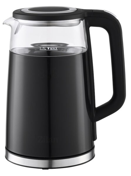 Fierbator electric Zilan ZLN7859 Negru, ecran digital, putere 2200W, panou de comanda tactil