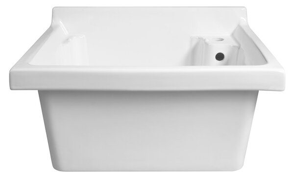 Aqualine Chiuvetă ceramică Aqualine, 62x55cm, cu preaplin, WH625