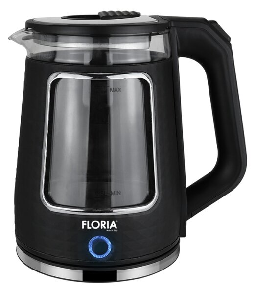 Fierbator Floria ZLN9822, Capacitate 1.8L, Baza rotativa 360 , Oprire automata manuala, Indicator luminos, 1800W