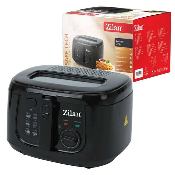 Friteuza Zilan ZLN2317,1800 W, capacitate ulei 2.5 l, cuva teflonata