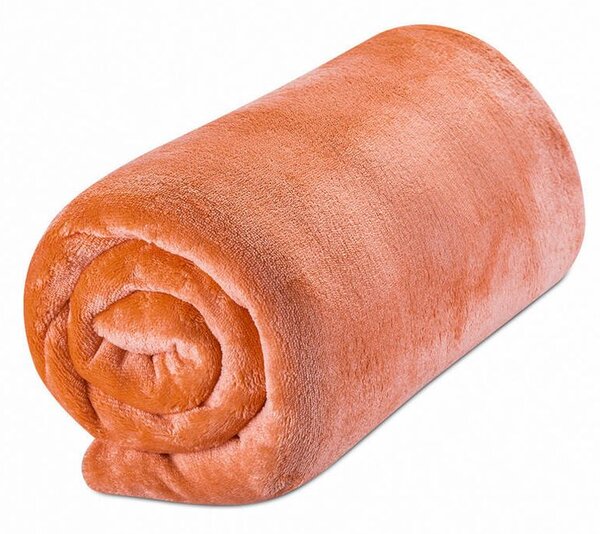 Cearceaf cu elastic din micropluş coral 90 x 200 cm