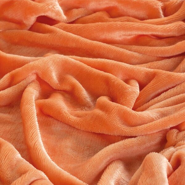 Cearceaf cu elastic din micropluş coral 90 x 200 cm