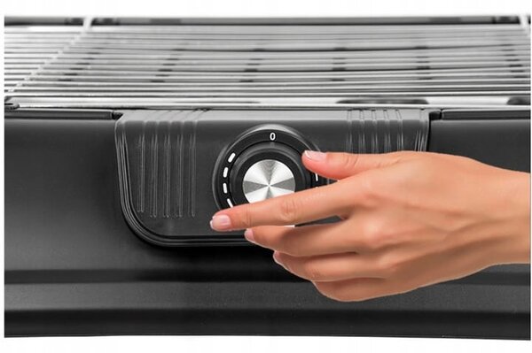 Gratar electric ZİLAN ZLN3772,2000 W, termostat reglabil
