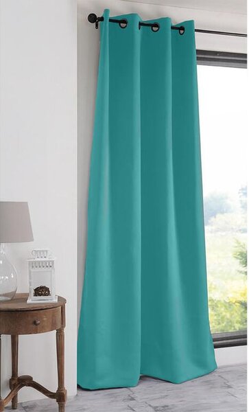 Draperie groasă blackout NOTTE turcoaz 135 x 250 cm 1 buc