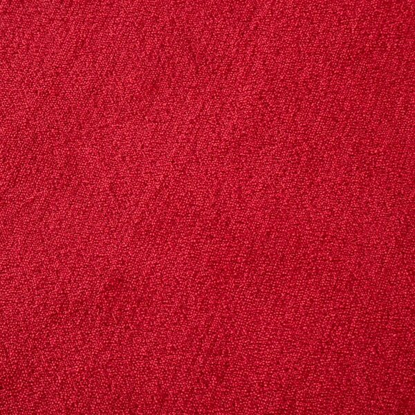 Cearceaf cu elastic din micropluş roşu pat simplu
