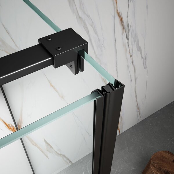 Gelco Gelco, paravan de duș dreptunghiular SPIRIT BLACK 1000x900mm varianta stânga/dreapta, GI1010BGI3590B