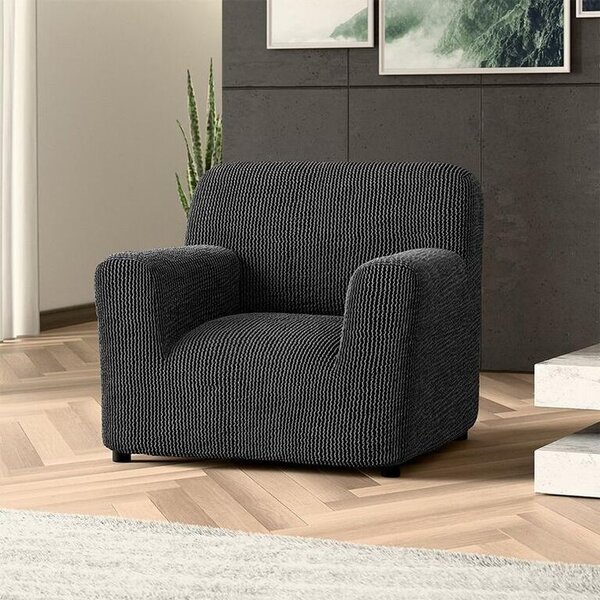 Huse bielastice COSTINA antracit fotoliu (l. 60 - 110 cm)