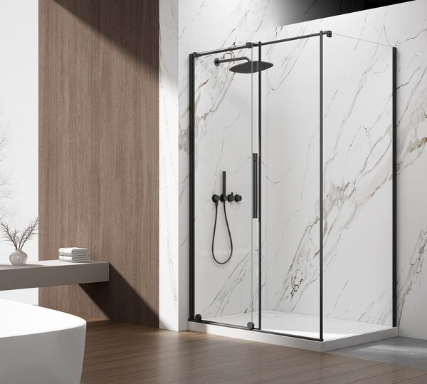 Gelco Gelco, paravan de duș dreptunghiular SPIRIT BLACK 1000x900mm varianta stânga/dreapta, GI1010BGI3590B