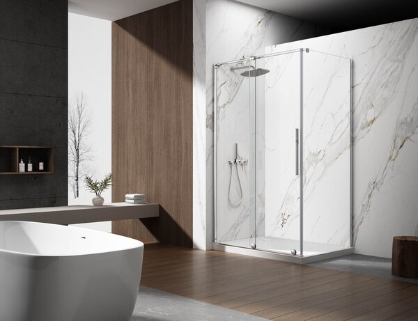 Gelco Gelco, paravan de duș dreptunghiular SPIRIT 1000x800mm varianta stânga/dreapta, GI1010GI3580