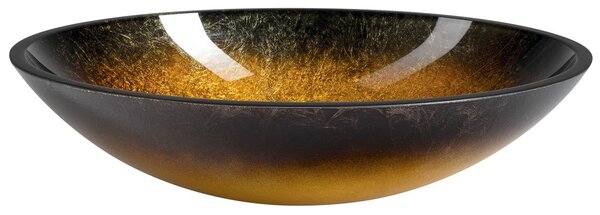 Sapho Sapho, lavoar de blat SELVA din sticlă 50.5x38cm, auriu, TY319