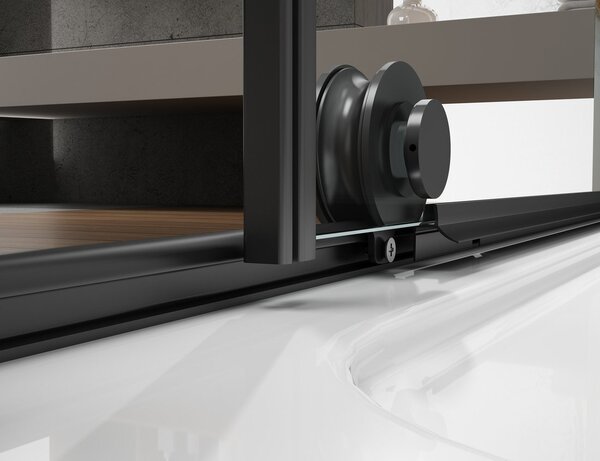 Gelco Gelco, paravan de duș dreptunghiular SPIRIT BLACK 1000x900mm varianta stânga/dreapta, GI1010BGI3590B