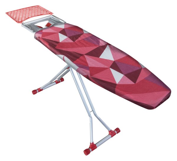 Masa de calcat ZILAN ARGENTO ZLN3499, suprafata de lucru 118x42 cm, blat metalic, suport pentru fierul de calcat, suport rufe